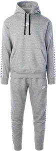 Nike Club Graphics Hooded Jogging Anzug Set Hoodie Grau Herren Men - Picture 1 of 4