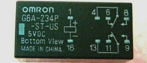 1pcs RELAY G6A-234P 1A 5VDC DPDT 200mW Low Signal Relays OMRON - Imagen 1 de 1