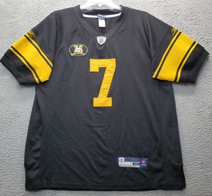 NFL Pittsburgh Steelers Roethlisberger #7 Reebok Jersey Football Men's 50 Black - Picture 1 of 10