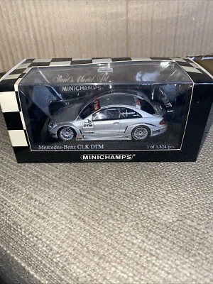 1/43 Minichamps Mercedes Benz CLK cupé DTM coche de prueba Schneider / Alesi DTM 2002 Foto 1 de 4