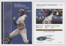 2006 Just Minors Justifiable Black /50 Fernando Martinez #JF-25