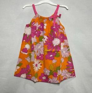 Happy by Pink Chicken Girls' Strap Dress - Citrus Orange 3Y - Picture 1 of 2