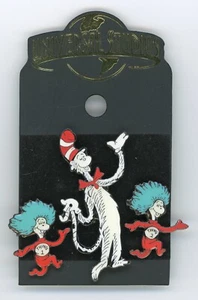 Universal Studios pin : Cat in the Hat + Thing 1 & 2 set - Foto 1 di 1