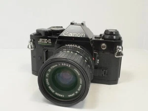Canon AE-1 Program 35mm SLR Film Camera 35-70mm New FD f/3.5 lens Tested & Works - Picture 1 of 11