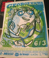 Tyler Stout - Georgetown Music Fest 2007 RARE Poster Mondo Mint Alamo Drafthouse
