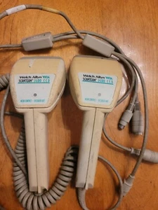 Welch Allyn ScanTeam 3400 CCD Scanner 3400 Handheld Reader Lot Of 2 - Picture 1 of 4