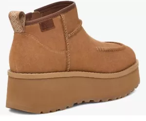 UGG Women's CITYFUNC Ultra Mini Fashion Boot BOOTS Chestnut 10 NEW W BOX - Picture 1 of 4