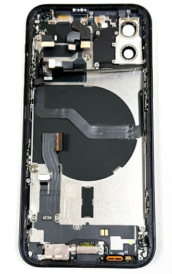 Apple iPhone 12 6.1" 2020 Black Rear Back Case Frame Great Glass OEM Grade A- - Image 1 of 4