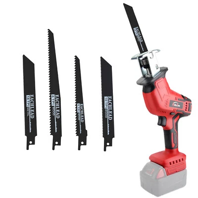 18V Cordless Reciprocating Saw For Milwaukee M18 Battery With 4 Blades - Image 1 of 4