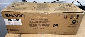 Genuine Sharp MX753NT / MX-753NT Black Toner for MX-M623N / M753N / M753U - Picture 1 of 3