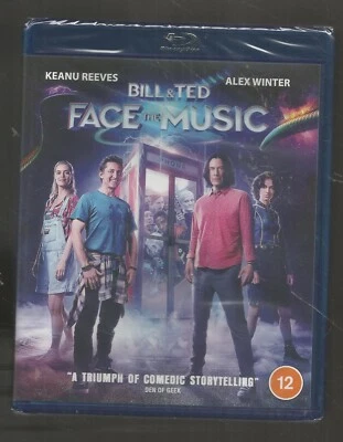 BILL & TED FACE THE MUSIC- sealed/new 2020 UK BLU-RAY - Keanu Reeves Alex Winter - Image 1 of 2