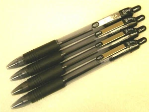 4er-Pack Best Value Zebra Z-Grip Stift Original Fett Tinte SCHWARZ Farbe Versand sparen - Bild 1 von 3