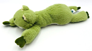 Mary Meyer 15" Plush Frog Green Laying Stuffed Animal Little Froggy Super Soft