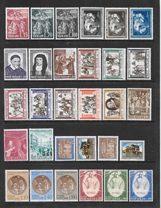 VATICAN CITY ONE PAGE: VARIOUS MNH/MH SETS 1960 - 1969 NICE! - Picture 1 of 2
