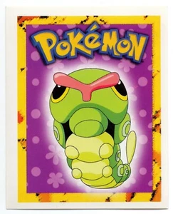 CATERPIE #010 CROMO / STICKER POKEMON SERIE 1 MERLIN 1999 DEL ALBUM ROJO - Imagen 1 de 2