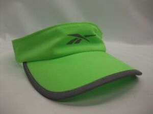 Reebok Green Hook Loop Visor Hat Cap
