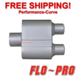 Single Chamber Performance Exhaust Race Muffler FLO-PRO 3" / 2.25" - V430122 - Picture 1 of 2