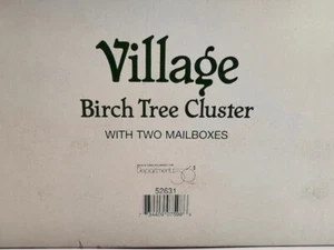 Abt. 56 Dickens Birkenbaum Cluster Retired. Neu im Karton. 9 Zoll hoch **** - Bild 1 von 5