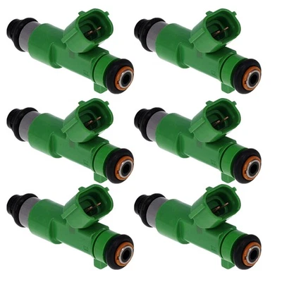 Juego de 6 inyectores de combustible 16600-JK20A para Nissan Pathfinder 2013-14 350Z 2007-2009 Foto 1 de 4