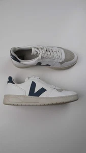 Veja Sneaker Turnschuhe weiß Creme 41 Schnürer weiß blau - Bild 1 von 8