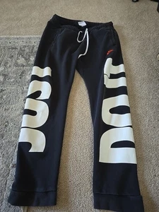 NIKE JUST DO IT JOGGERS SWEATPANTS RARE Size Large - Picture 1 of 8