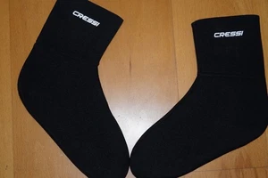 Neoprensocken von Cressi, 3mm kaum getragen - riechen noch nach Neo, Gr. 43/44 - Bild 1 von 1
