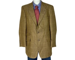 Tommy Hilfiger Blazer Chaqueta Beige Ventana Lana Hombre 42R. - Imagen 1 de 7
