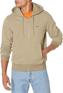 Suéter de manga larga con cremallera completa Lacoste para hombre, SH9626-CB8 - Imagen 1 de 2