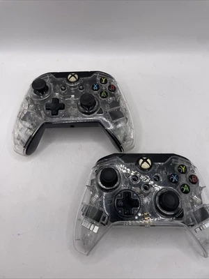 Afterglow Prismatic & 049-005-1 Controllers For Xbox One-Clear, No Cord Lot Of 2 - Image 1 of 4
