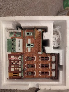 Dept 56 Christmas in the City “Variety Store and Barber Shop”, 1988 #5972-2 - Picture 1 of 3