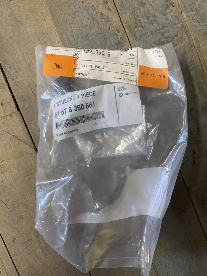 Boquilla pulverizadora lateral izquierda BMW 1997-2003 OEM nuevo stock antiguo serie E39 5 61678360661 Foto 1 de 2