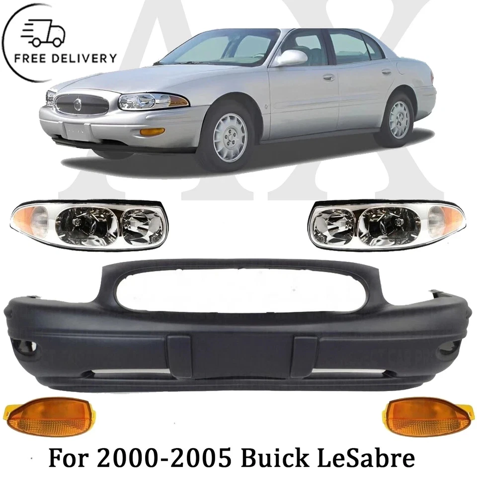Kit de montaje de cubierta de parachoques delantero y luz principal para Buick LeSabre 2000-2005 Foto 1 de 4
