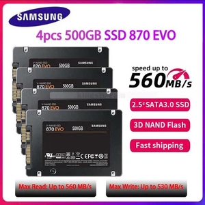 SAMSUNG Interno Estado Sólido 2.5" 870 EVO SSD 500GB SATA 3 para Portátil PC de Escritorio - Imagen 1 de 9