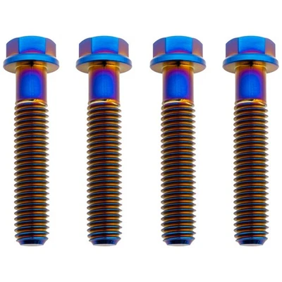Tusk Titanium Axle Pinch Bolt Kit Burnt Blue For Honda CRF450R 2003-2026 - Изображение 1 из 2
