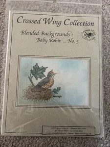 Crossed Wing Collection #44 Thistle Stop Cross Stitch Pattern - Picture 1 of 4