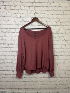 Top de mujer GAP manga larga XL rojo óxido - Imagen 1 de 5