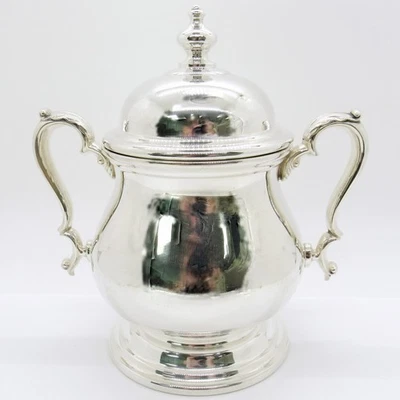 VINTAGE STERLING SILVER KENILWORTH INTERNATIONAL C385 SUGAR BOWL W/LID NO MONO - Image 1 of 4