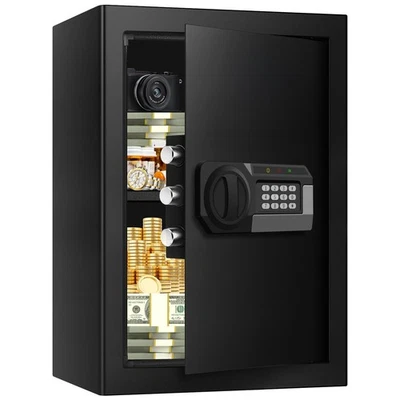 Cofre grande à prova de fogo à prova d'água, 5,0 pés cúbicos à prova de fogo para casa com E... - Imagem 1 de 4