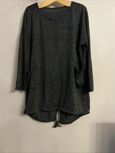 Made In Italy Unusual Long Top - One Size - Picture 1 of 4