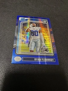 Vaqueros Ryan Flournoy 2024 Optic Rated Rookie Blue Hyper Prizm #288 - Imagen 1 de 3