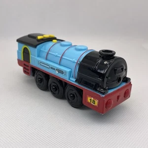 Thomas Compatible Wooden Railway Battery Operated Blue Train With Sound 2009 - Picture 1 of 7