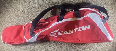 Лот из 2 черных красных сумок для бейсбольных/софтбольных бит Easton & Worth 34 дюйма - Изображение 1 из 4