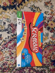 SCRABBLE Crossword Family Board Game By Hasbro W/ Power Tiles Complete - Picture 1 of 4