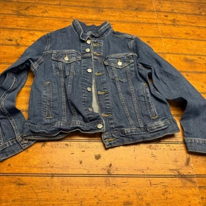 Chaqueta Vaquera Levi Strauss & Co Clásica Azul Estilo Camionero Para Mujer Talla L - Imagen 1 de 8