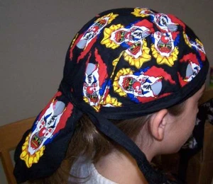 GORRA DE PAÑUELO DE PAYASO LOCO #201 BANDANAS HEAD WRAPS CAPS SOMBRERO WRAP AROUND NEW MENS - Imagen 1 de 1
