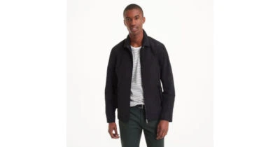 Chaqueta con Cremallera Club Monaco Tech, Negra, Pequeña Nueva con Etiquetas Foto 1 de 3