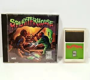 Turbografx 16 Splatterhouse HuCard - NEC PC Engine Turbo Grafx - Picture 1 of 6