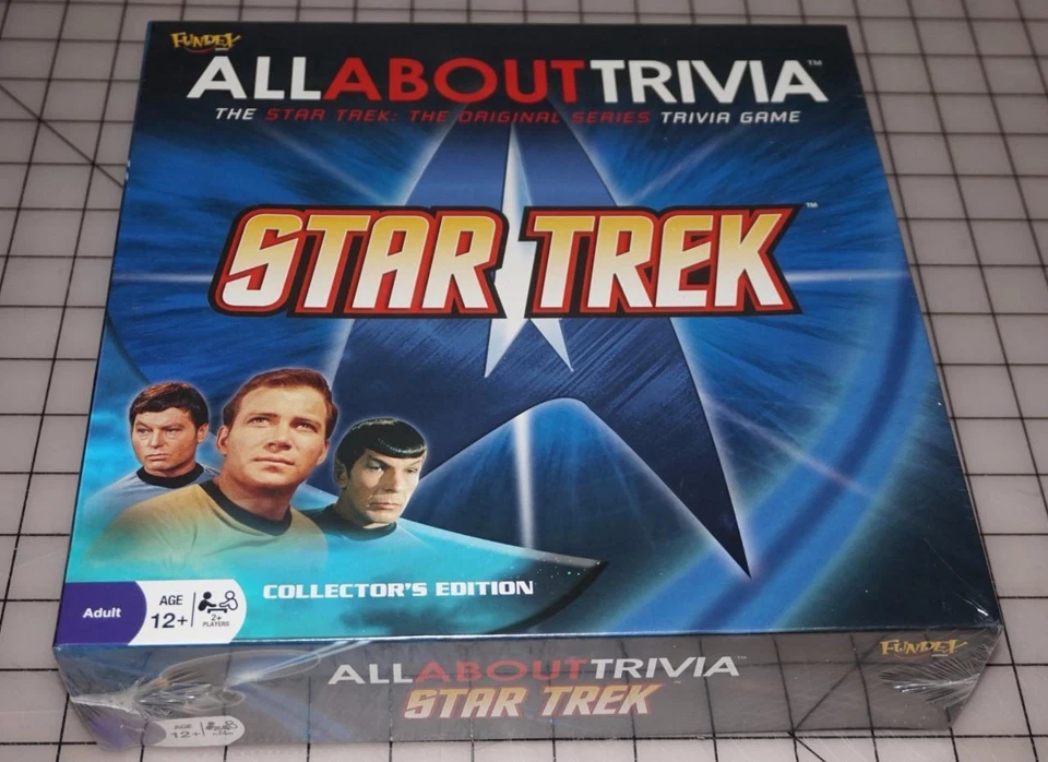 Star Trek All About Trivia Board Game Fundex Games Factory Sealed NEW - Image 1 of 1
