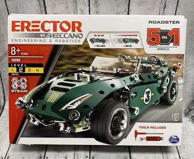 Erector By Meccano Roadster Level 2 Novice *STEAM Curriculum* W/Pull Back Motor - Image 1 of 2