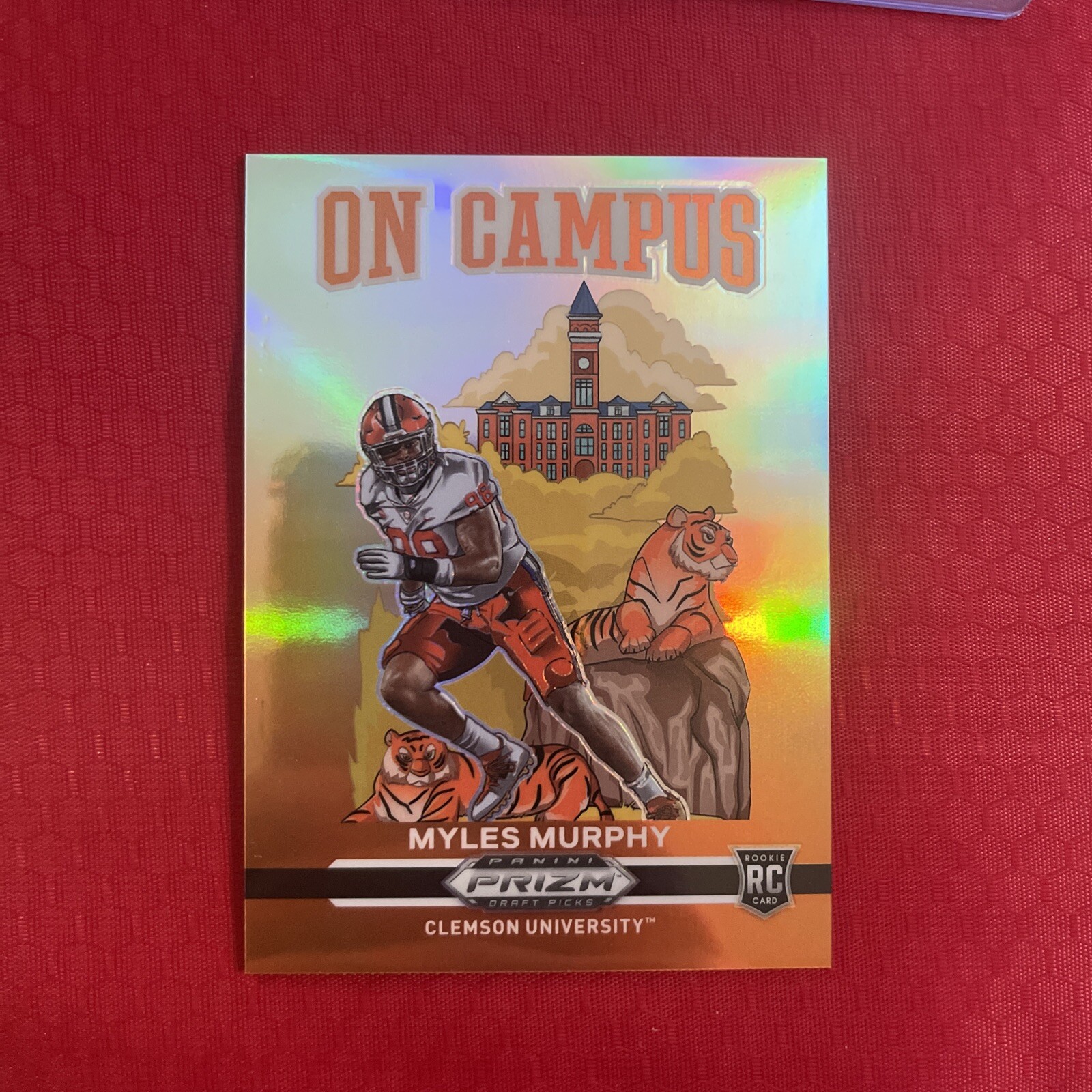 2023 Panini Prizm Draft Picks Myles Murphy RC On Campus Holo Prizm